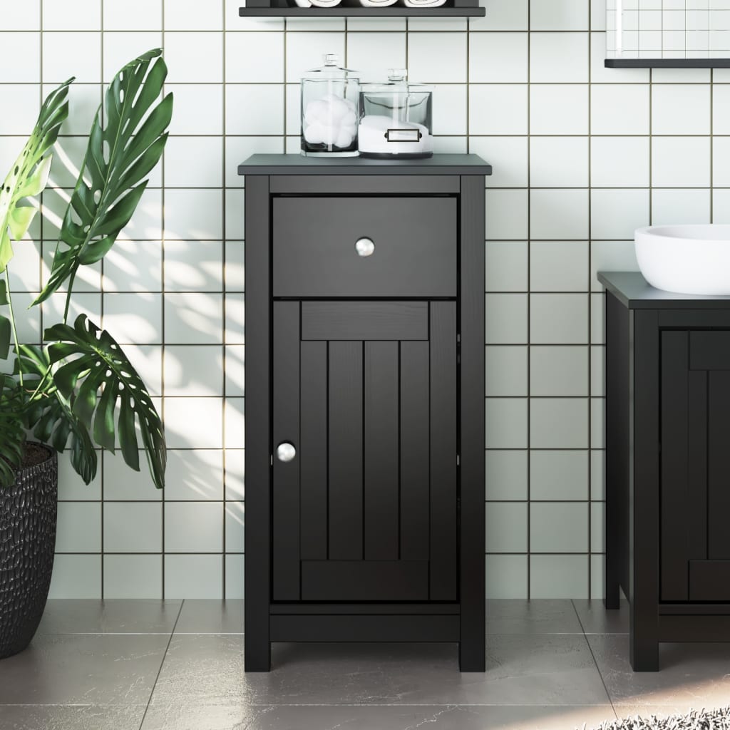 vidaXL Bathroom Cabinet Floor Cabinet for Living Room BERG Solid Wood Pine