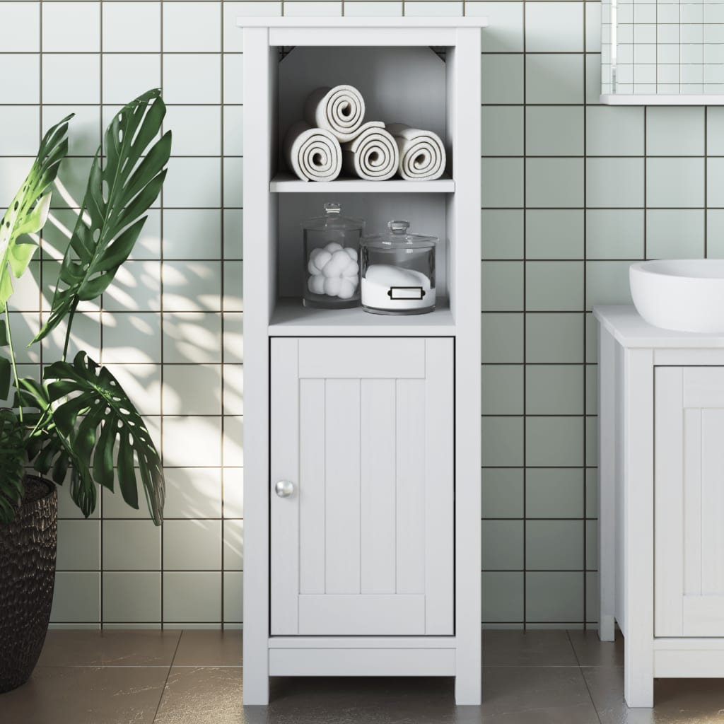 vidaXL Bathroom Cabinet Floor Cabinet for Living Room BERG Solid Wood Pine