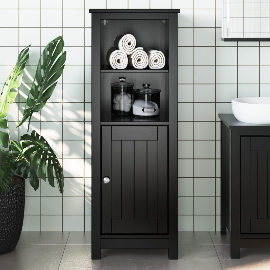 vidaXL Bathroom Cabinet Floor Cabinet for Living Room BERG Solid Wood Pine